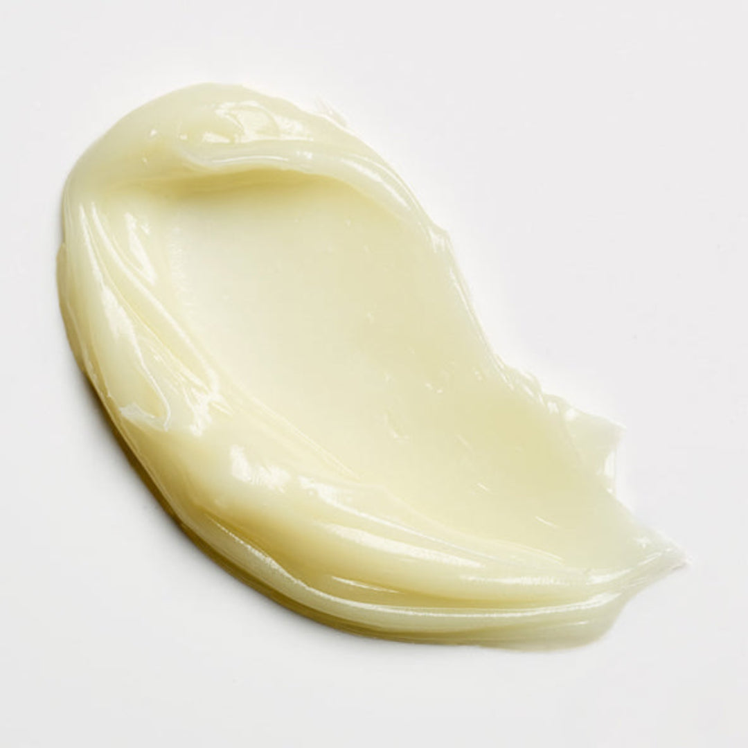 Beige cream swatch on a white background