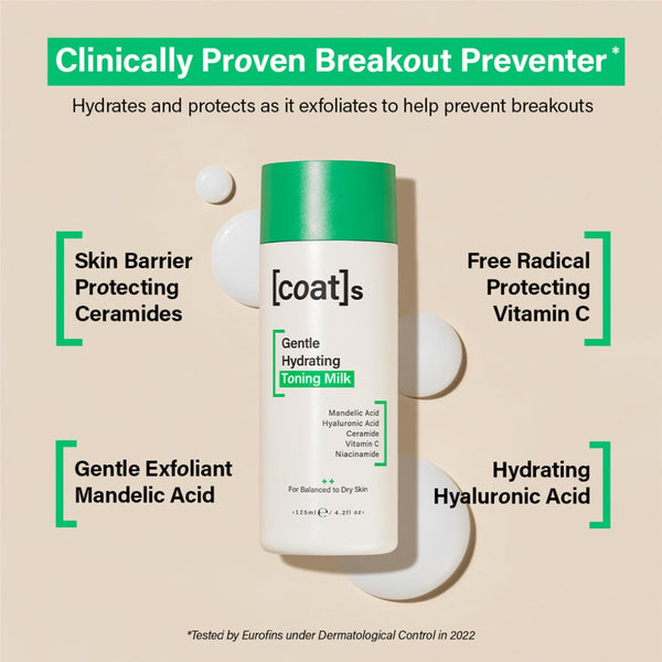 [coat]s Gentle Hydrating Toning Milk 125ml