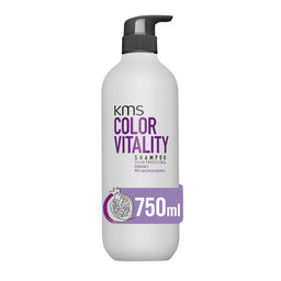 KMS Color Vitality shampoo bottle on a white background