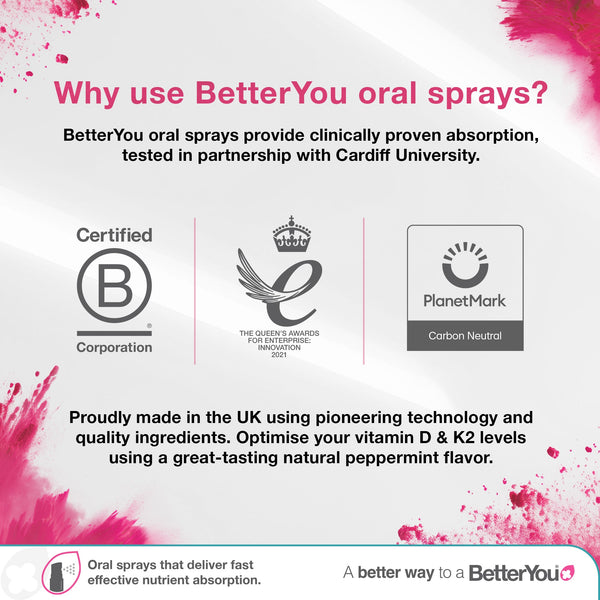 BetterYou Vitamin D3 4000iu Oral Spray 15ml