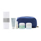 ESPA skincare products with a blue pouch on a white background