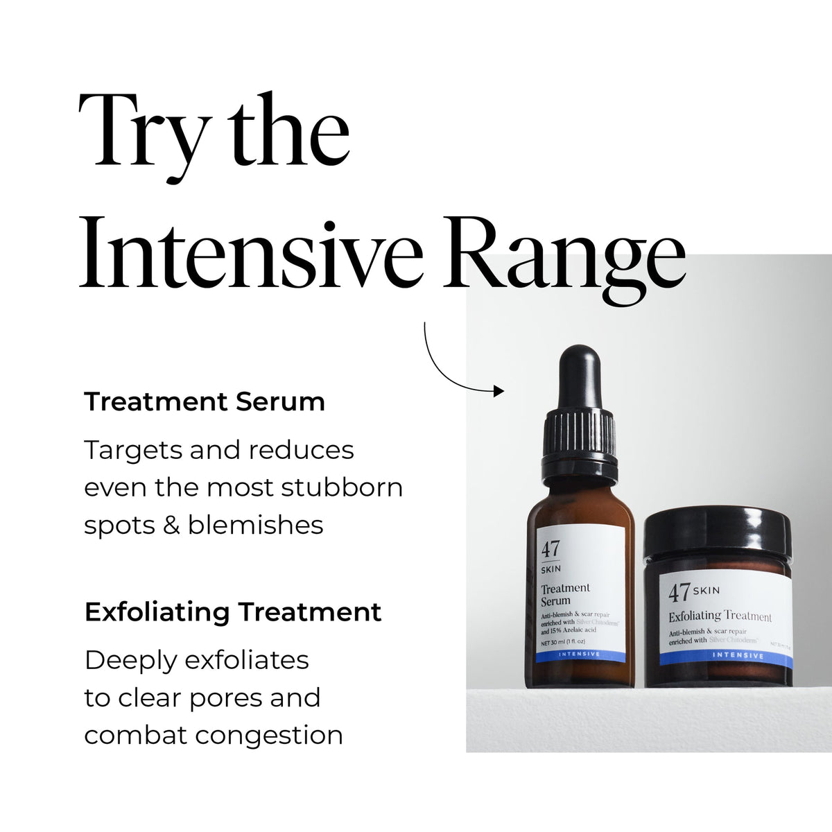 47 Skin Exfoliating Skin Treatment for Stubborn Acne 30ml