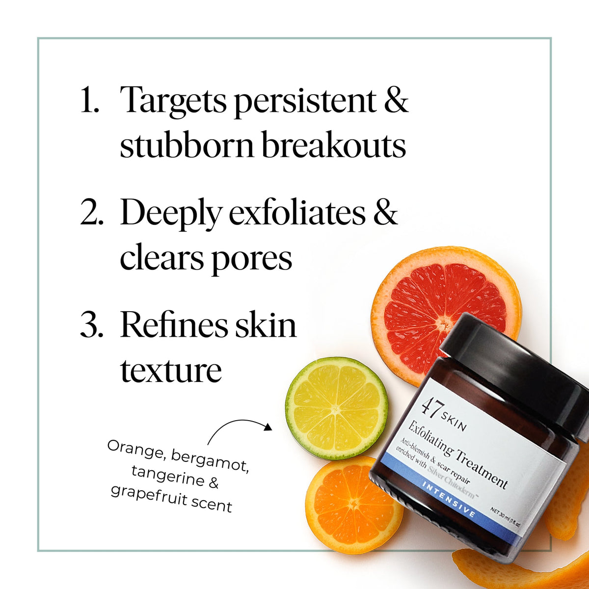 47 Skin Exfoliating Skin Treatment for Stubborn Acne 30ml