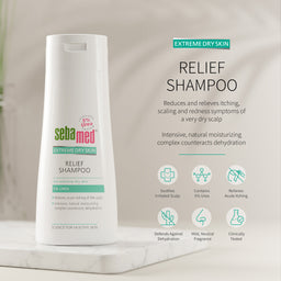 Sebamed Extreme Dry Skin Relief Shampoo 5% Urea 200ml