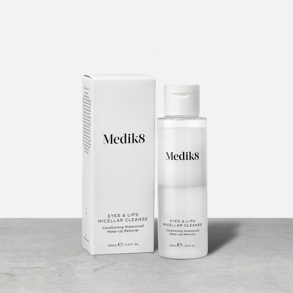 Medik8 Try Me Eyes & Lips Micellar Cleanse 30ml and packaging