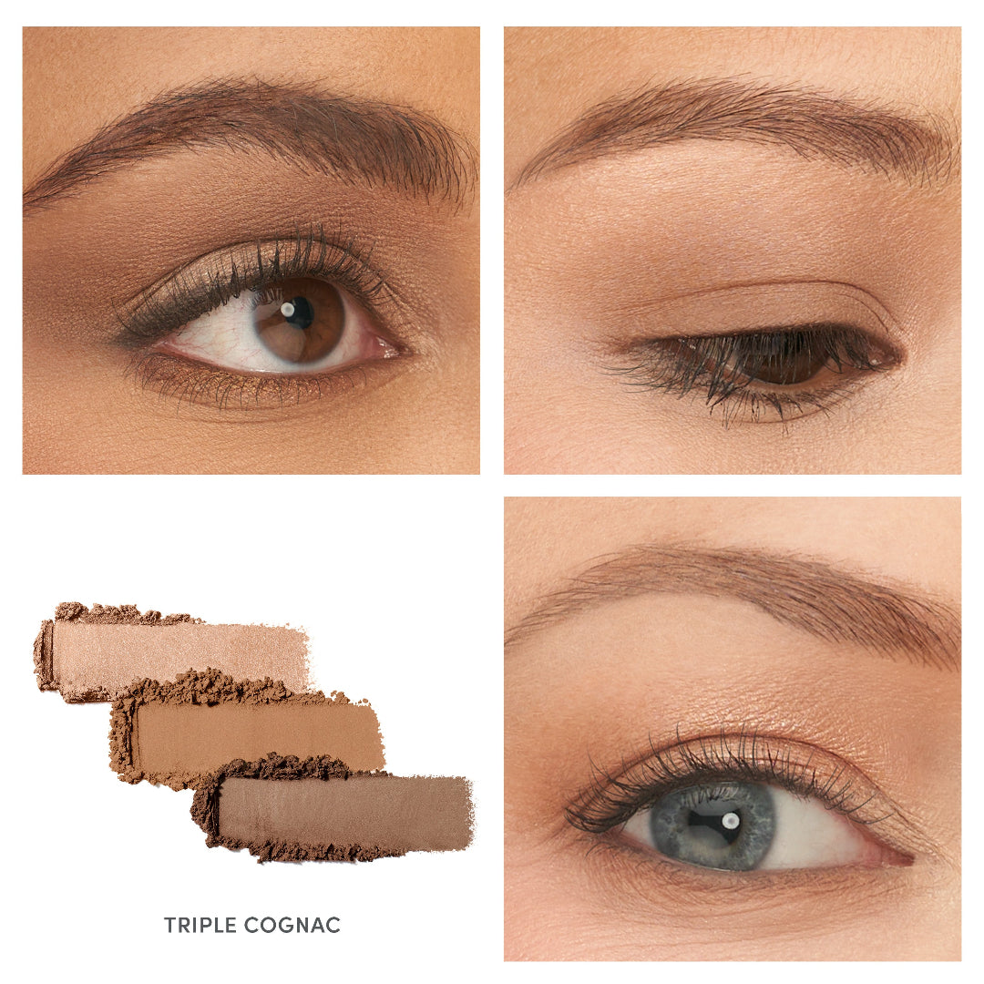 Jane Iredale PurePressed Eye Shadow Triple Triple Cognac
