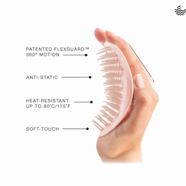 Manta Fine or Fragile & Sensitive Scalp Brush - Blush Pink