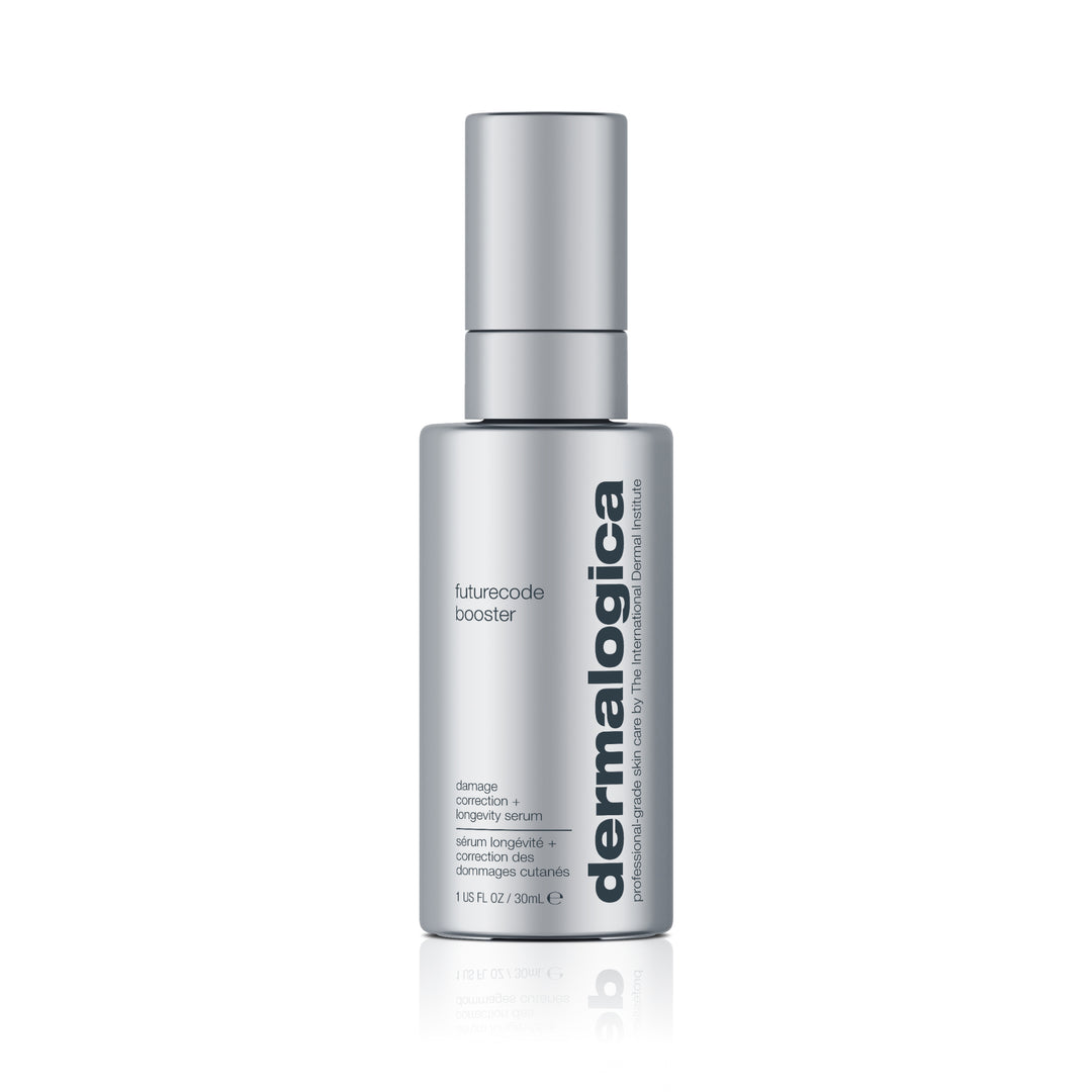 Dermalogica skincare bottle on a white background