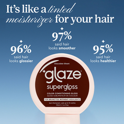 Glaze Supergloss Color Conditioning Hair Gloss Chocolate Gleam For Instant Shine 190ml