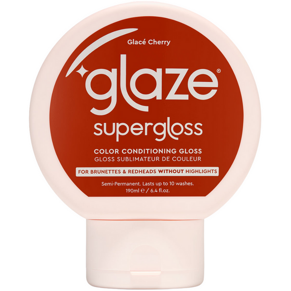 Glaze Supergloss Color Conditioning Hair Gloss Glace Cherry For Instant Shine 190ml