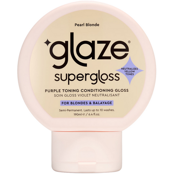 Glaze Supergloss Toning Conditioning Hair Gloss Pearl Blonde For Instant Shine 190ml