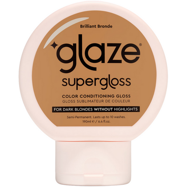 Glaze Supergloss Color Conditioning Hair Gloss Brilliant Bronde For Instant Shine 190ml