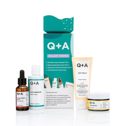 Q+A Holiday Heroes Skincare Gift Set