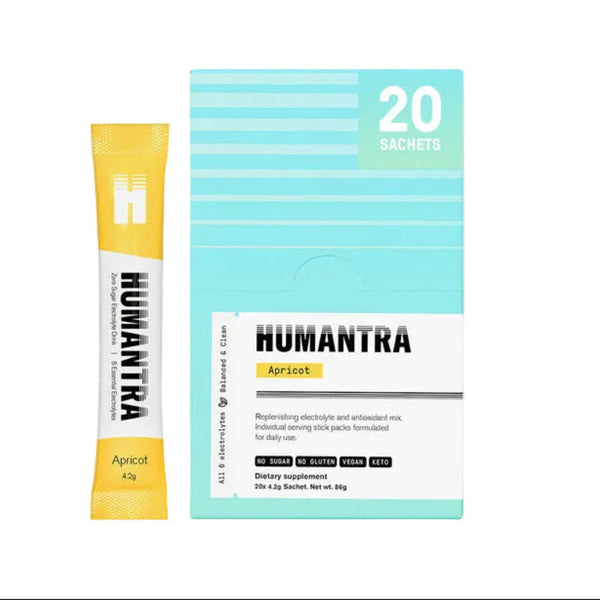 Humantra Apricot Electrolyte Powder, 20 Sachets