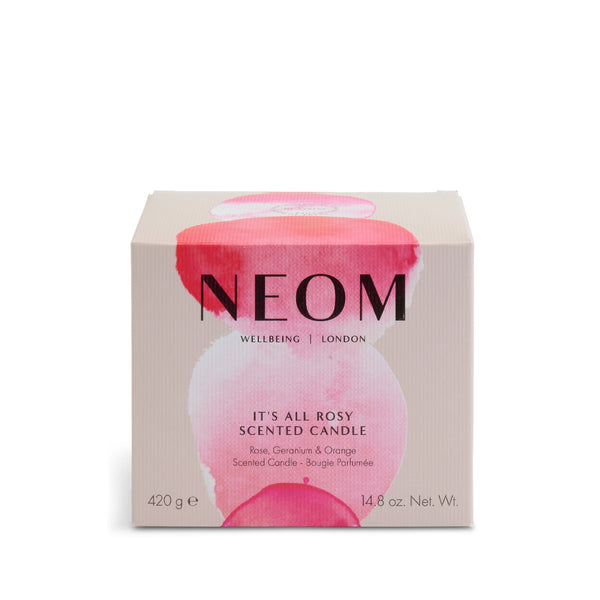 NEOM It's All Rosy 3 Wick Candle