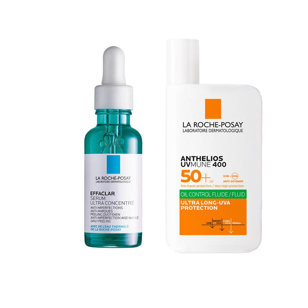 La Roche-Posay skincare products on a white background