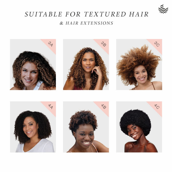 Manta Thick, Curly or Coily Brush - Amber Orange