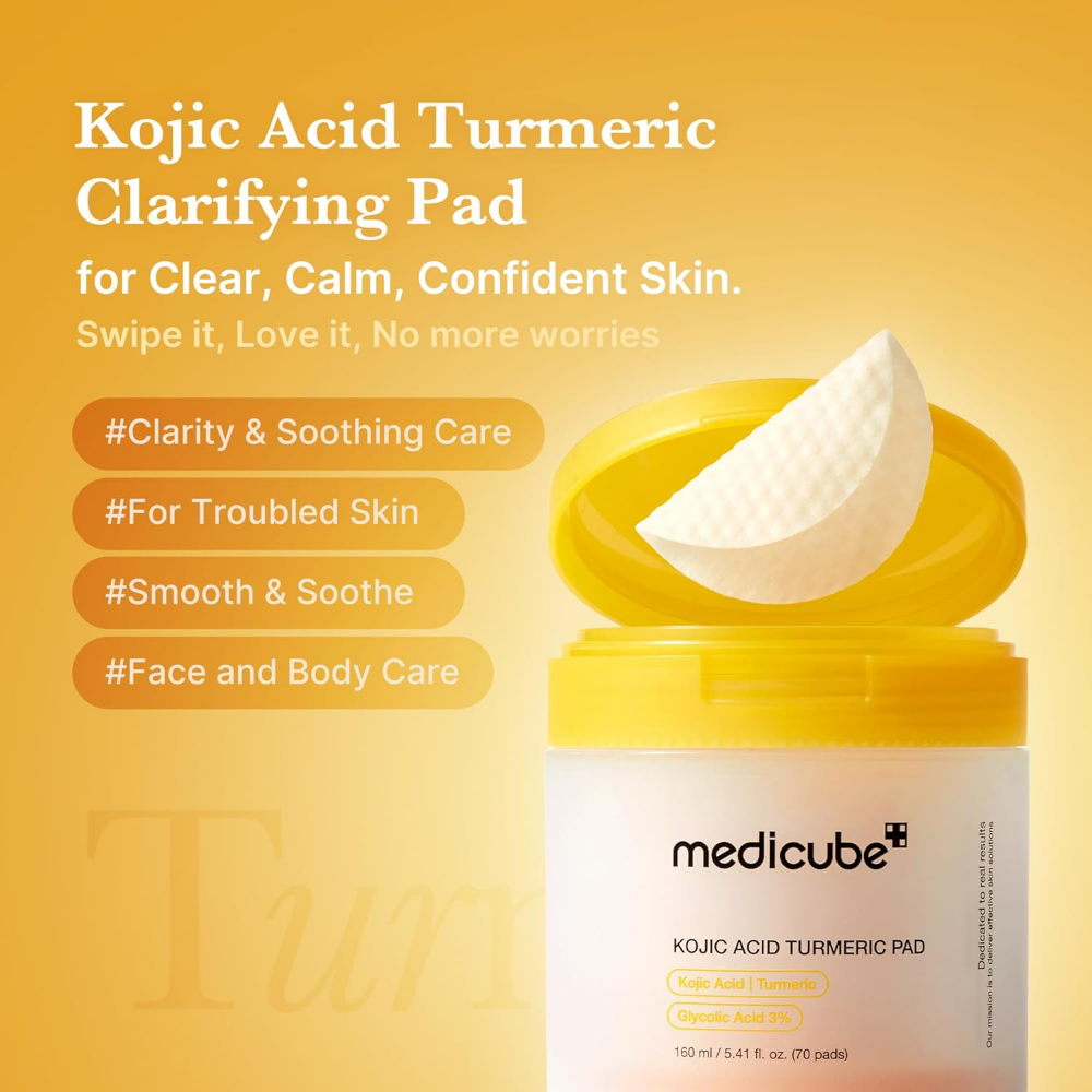 Medicube Kojic Acid Turmeric Pads x70