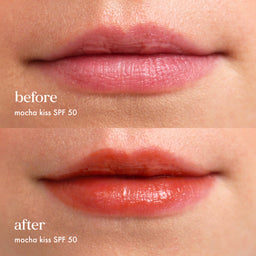 Hello Sunday The One For Your Lips Mocha Kiss Tinted Lip Balm SPF 50 With Shea Butter 15ml