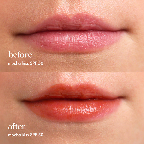 Hello Sunday The One For Your Lips Mocha Kiss Tinted Lip Balm SPF 50 With Shea Butter 15ml