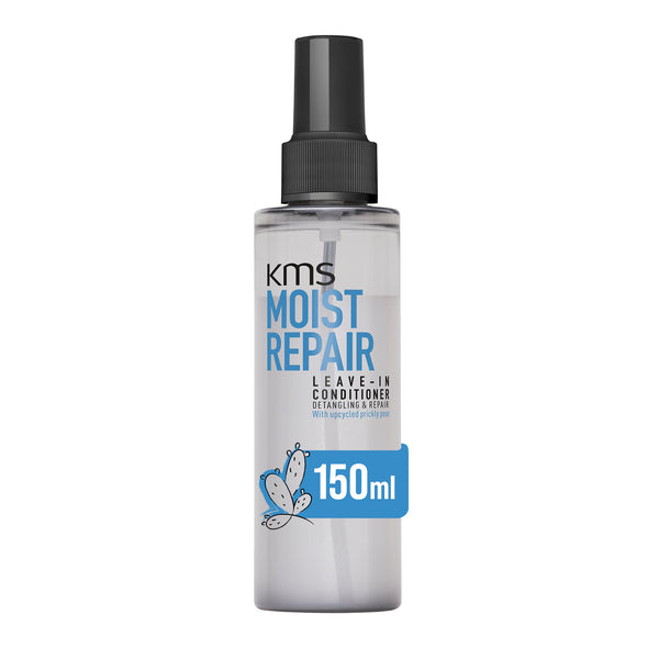 KMS Moist Repair leave-in conditioner bottle on a white background
