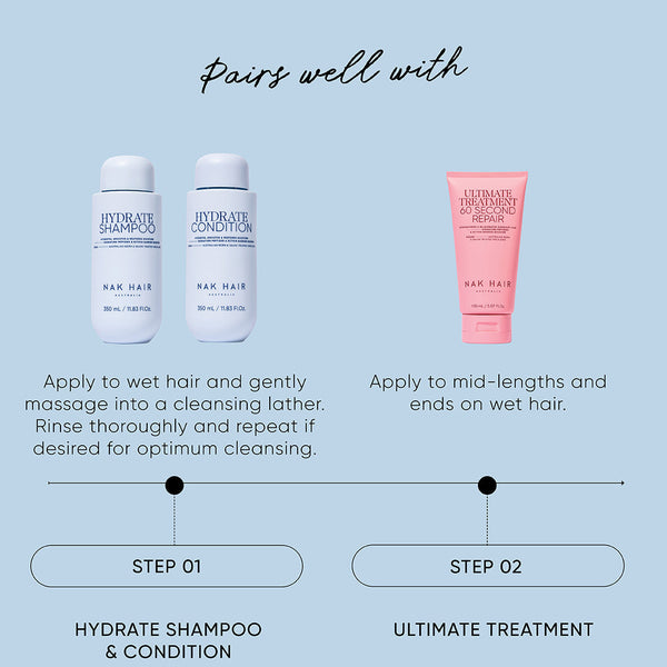 NAK Hair Signature Hydrate Shampoo 350ml