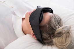 Woman Asleep Wearing Classic Blackout Sleep Mask