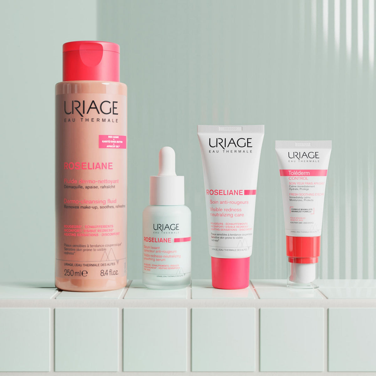 Uriage Roséliane Dermo-Cleansing Fluid for Face & Eyes 250ml