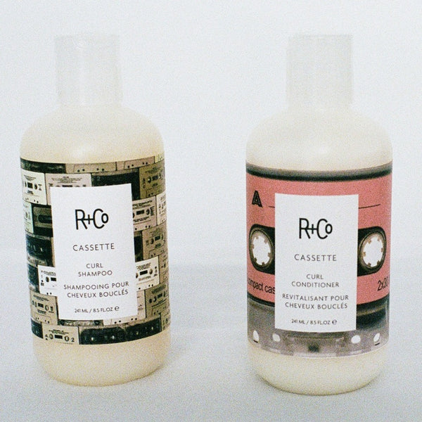 two bottles of R+Co Cassette side by side