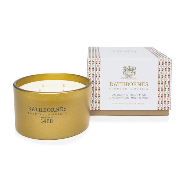 Rathbornes 1488 Dublin Christmas Two Wick Scented Candle