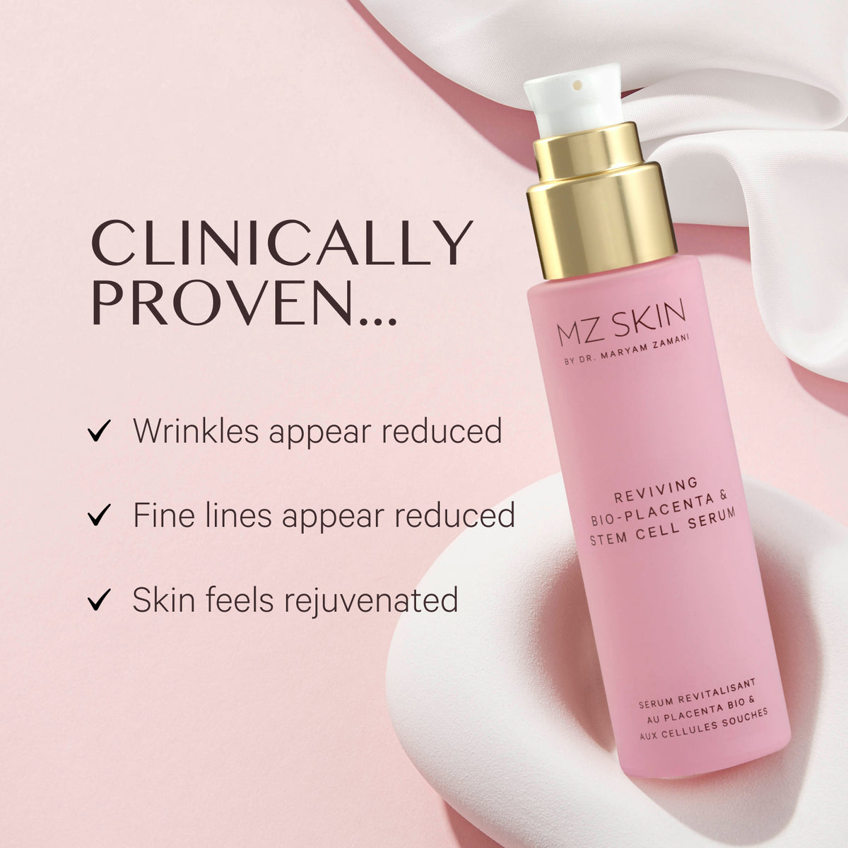 MZ SKIN Reviving Bio-Placenta & Stem Cell Serum 30ml