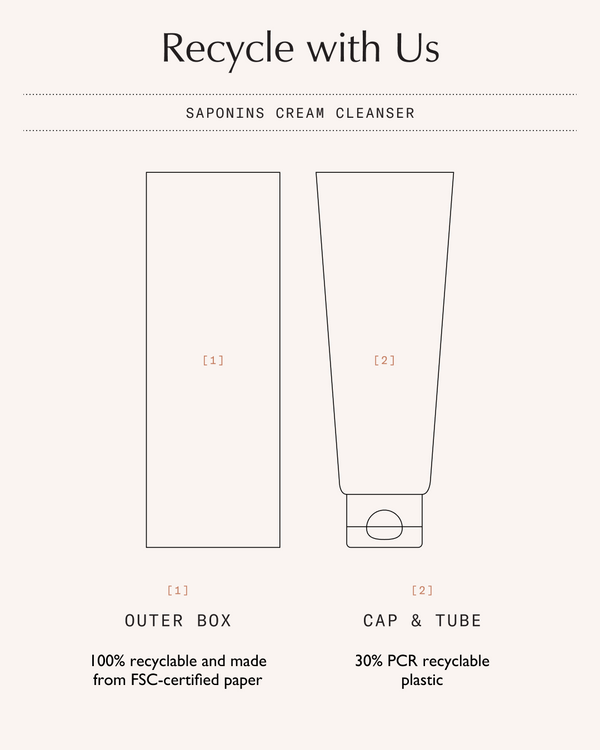 Sachi Skin Saponins Cream Cleanser 120ml