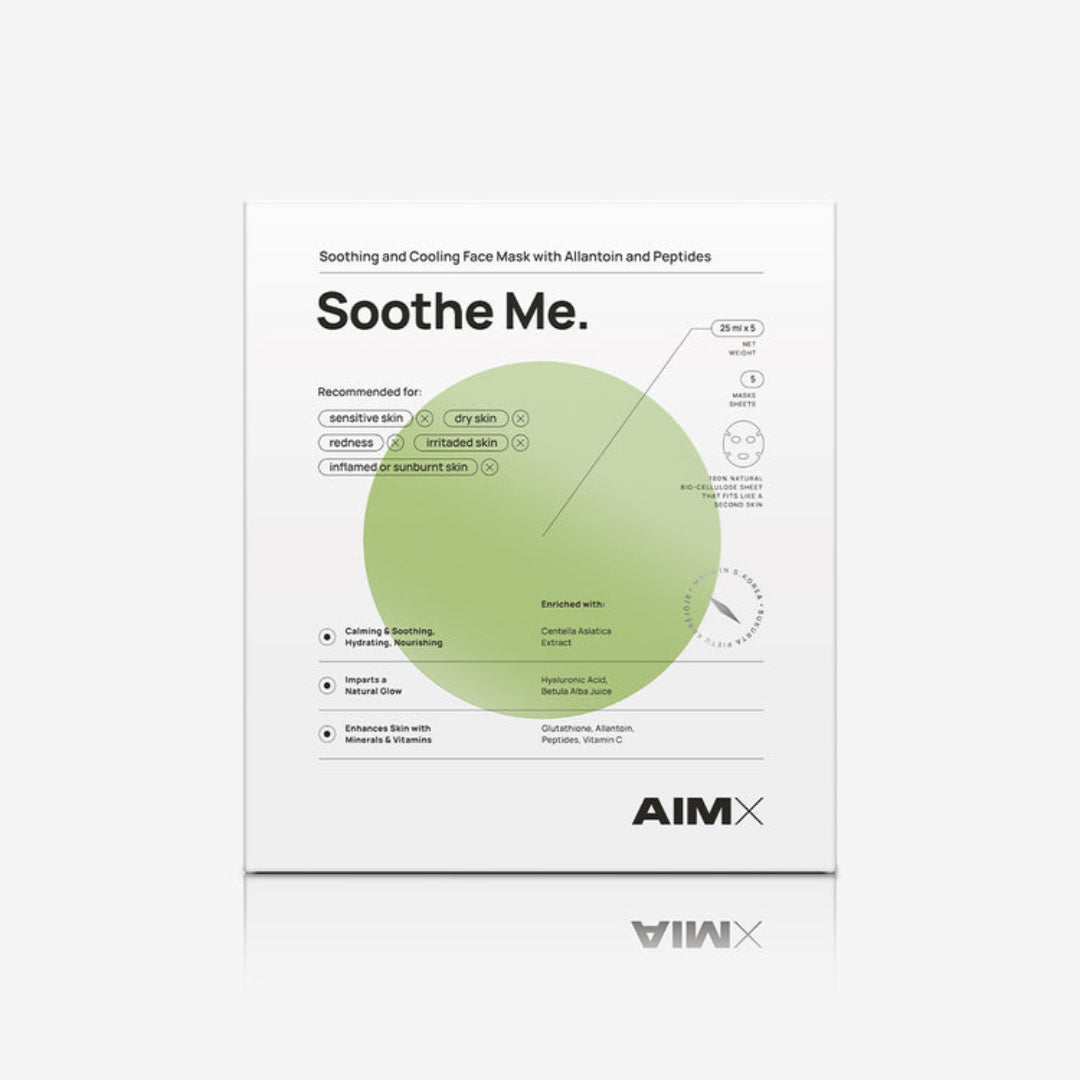AimX Soothing sheet mask with peptides 