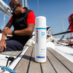 Ultrasun Sports Gel SPF 20 200ml on boat