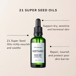 VOTARY Super Seed Facial Oil - Fragrance Free