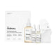 The Ordinary skincare product set including bottles and a box on a white background