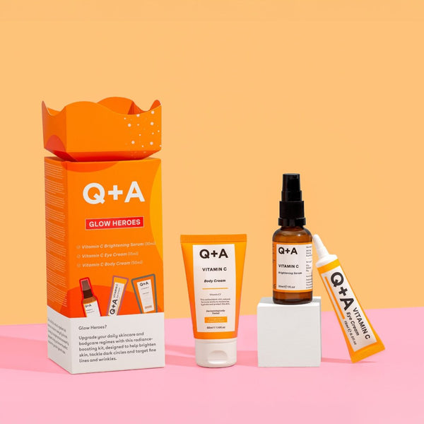 Q+A Glow Heroes Skincare Gift Set