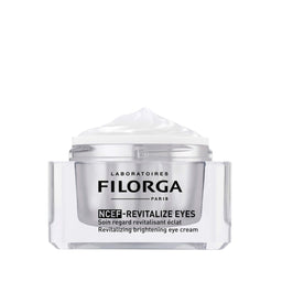 Filorga NCEF-Revitalize Eyes cream jar on a white background