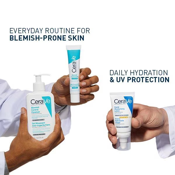 CeraVe Blemish Control Essentials Set with Salicylic Acid for Blemish-Prone Skin