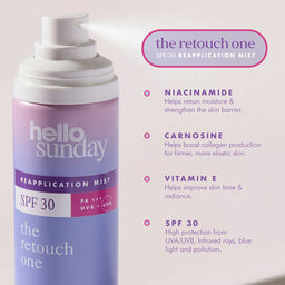 Hello Sunday The Retouch One Reapplication Mist SPF 30 With Niacinamide 75ml Pa++++