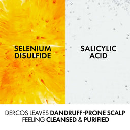 Vichy Dercos Anti-Dandruff Dermatological Shampoo for Dry Hair, 390ml Refill Pouch