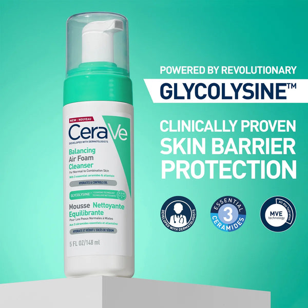 CeraVe Balancing Air Foam Foaming Facial Cleanser 150ml