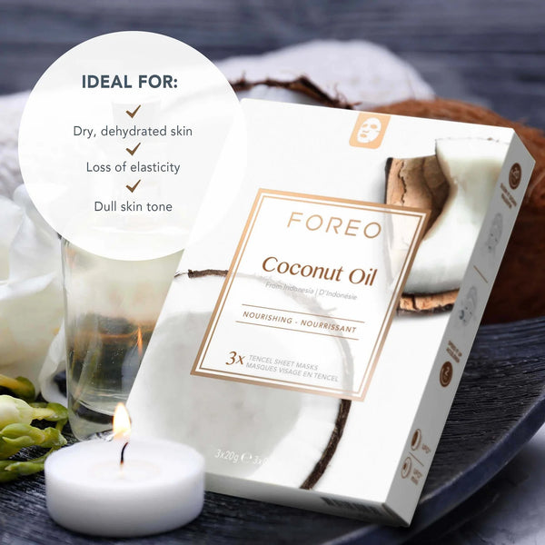 Freebie: FOREO Farm To Face Sheet Mask - Coconut Oil x3