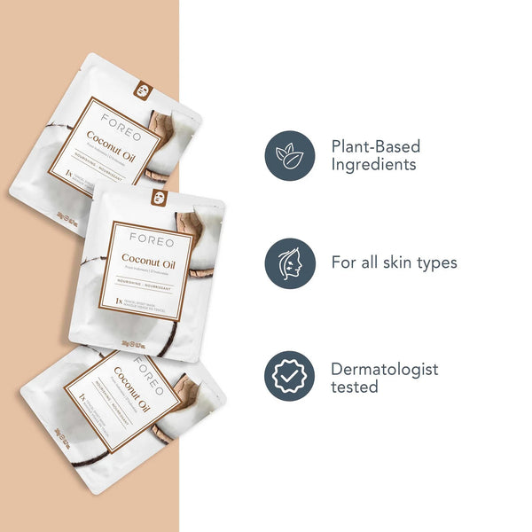 Freebie: FOREO Farm To Face Sheet Mask - Coconut Oil x3