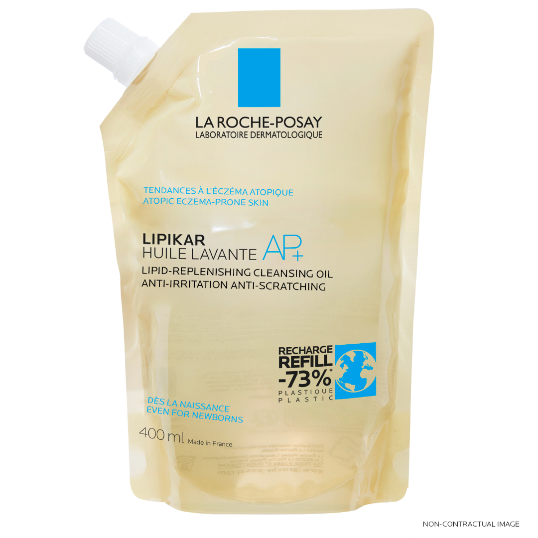 La Roche-Posay Lipikar Cleansing Oil AP+ for Dry, Itchy Skin Refill 400ml
