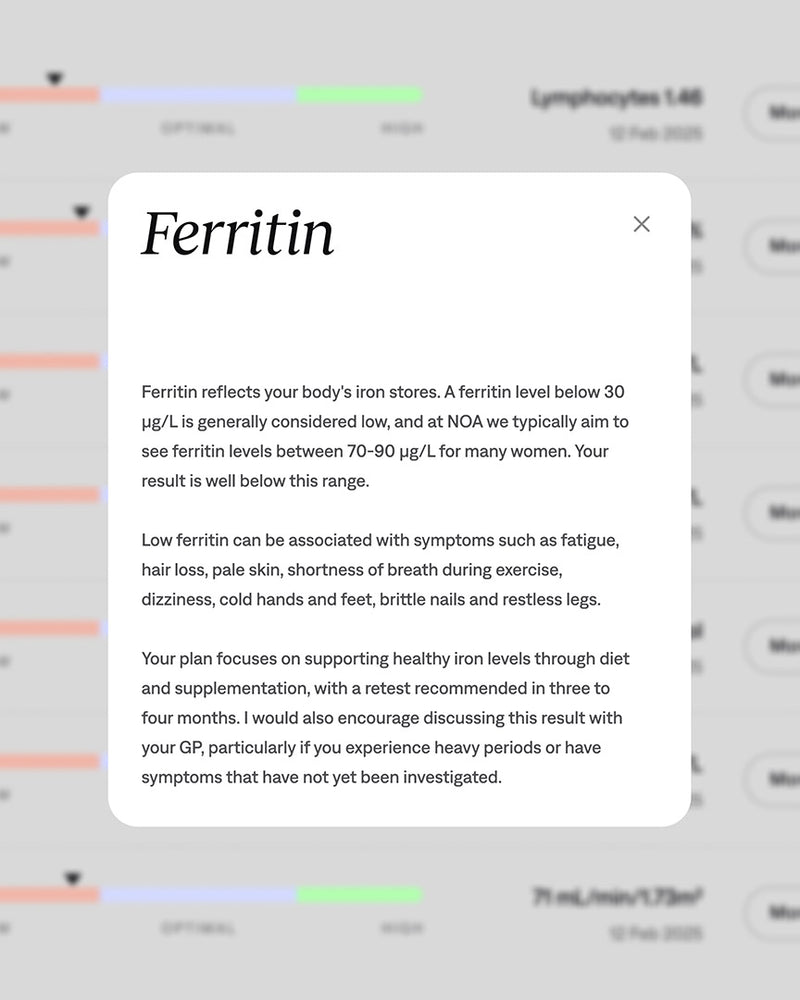 NOA Ferritin Description