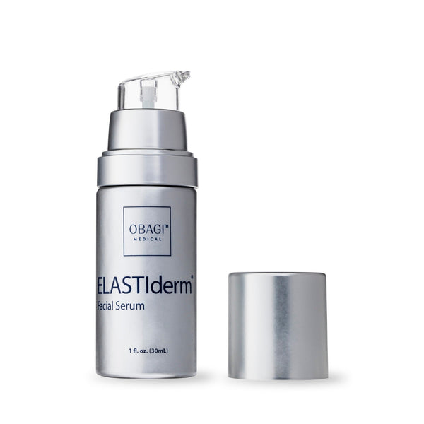 Obagi ELASTIderm Facial Serum bottle on a white background