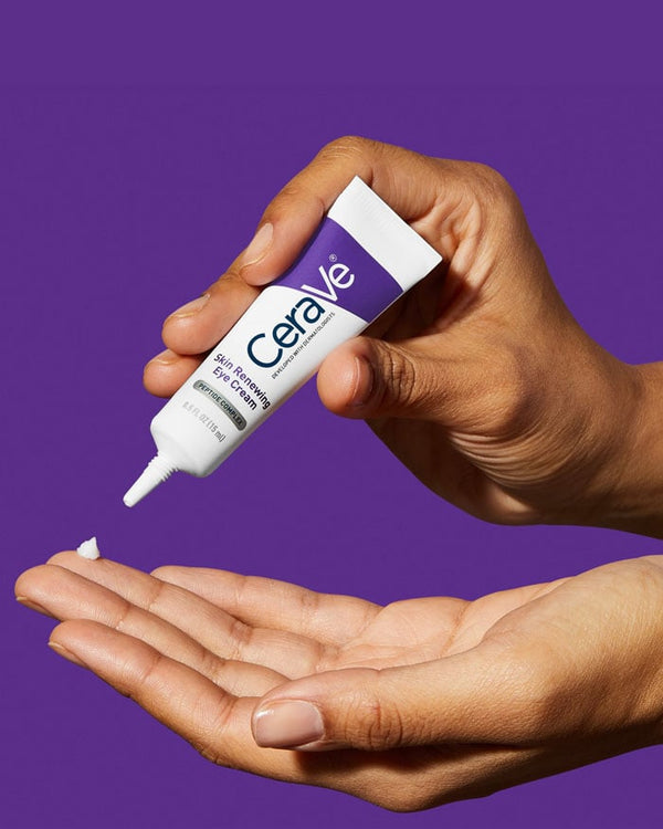 CeraVe Skin Renewing Eye Cream with Peptide Complex & Caffeine for Brighter, Smoother Eyes 15ml