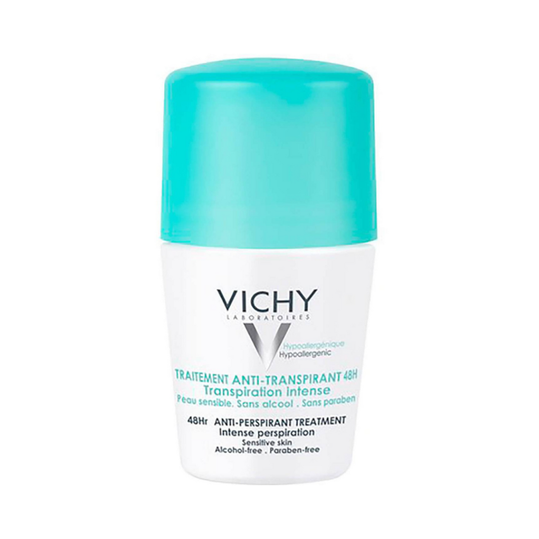 Vichy Deodorant 48Hr Intensive Anti-Perspirant Roll On For Sensitive Skin 50ml