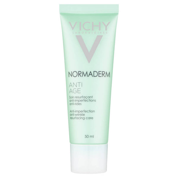 Green. Vichy Normaderm Anti-Age And Anti-Blemish Moisturiser 50ml tube